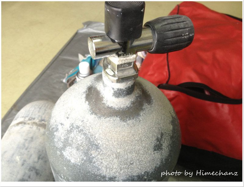 タンク磨き後 photo by iPhone4S