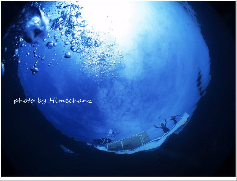 ベタ凪ですわ♪ photo by CANON PowerShot S100