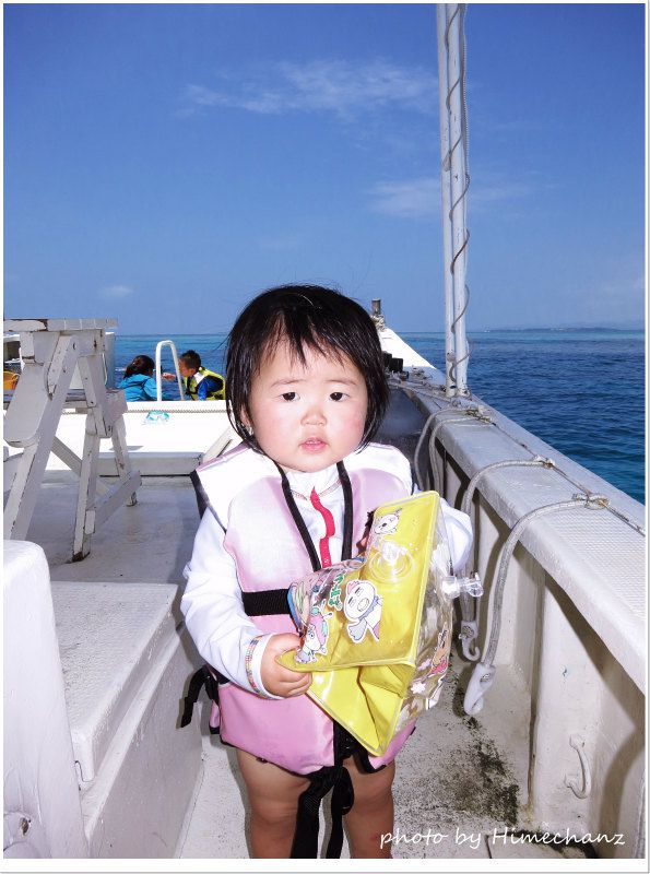 今日が海デビュー!テンションアゲアゲでしたw photo by CANON PowerShot S100