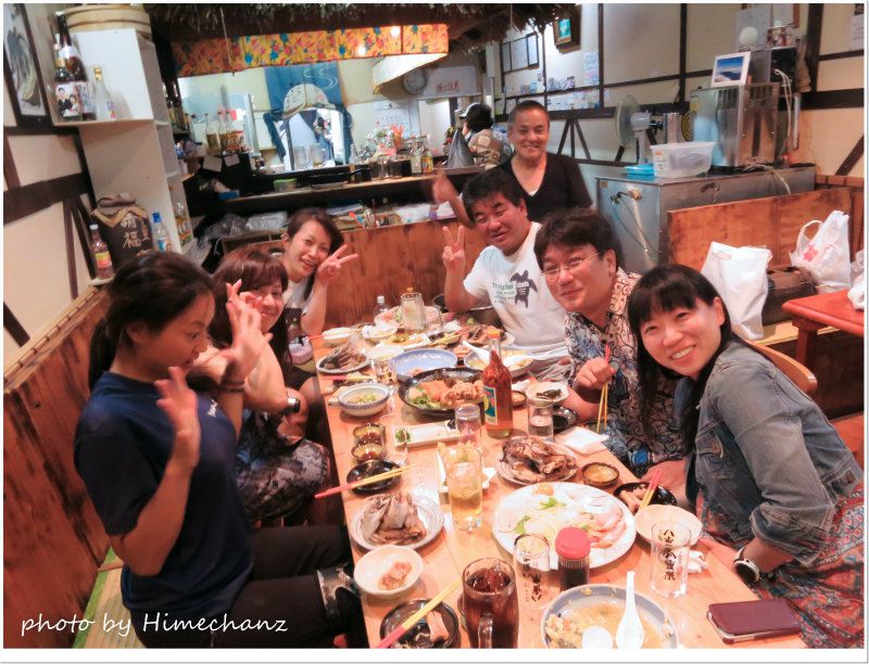 「金ちゃん」で宴会♪ photo by CANON PowerShot S100