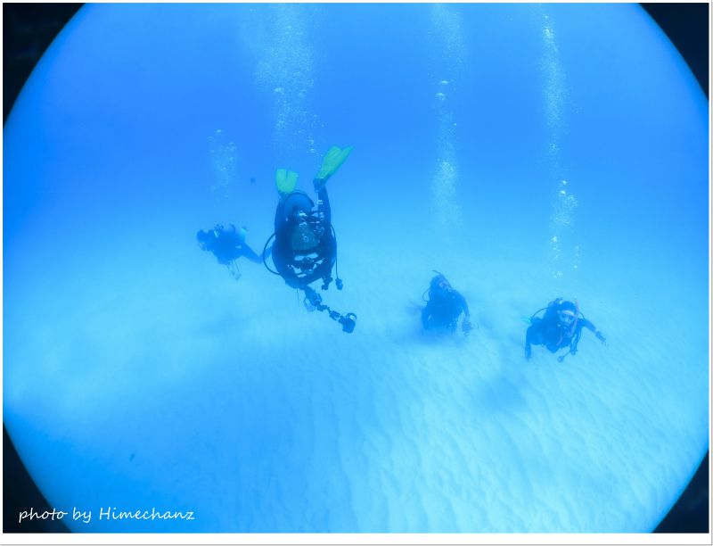 〆のダイビングにもってこいですなぁ♪ photo by CANON PowerShot S100