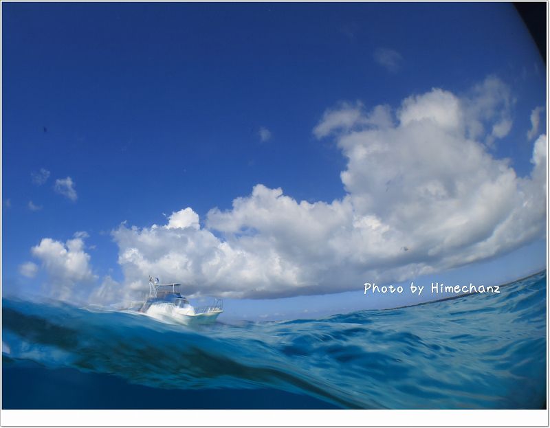 いい海でした~♪ photo by CANON PowerShot S100