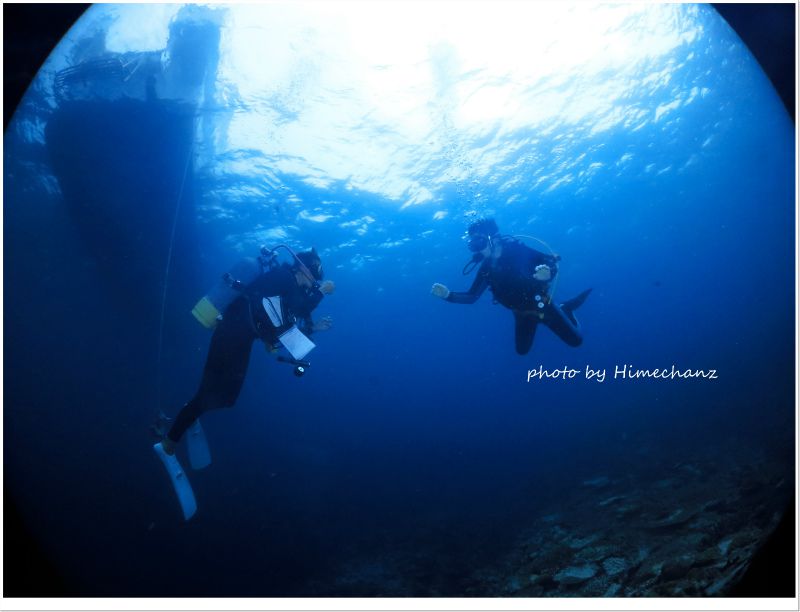 OW講習頑張ってます! photo by CANON PowerShot S100