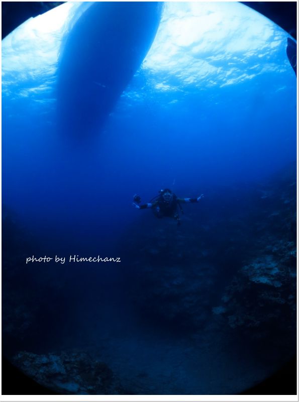 久しぶりに青い海♪ photo by CANON PowerShot S100