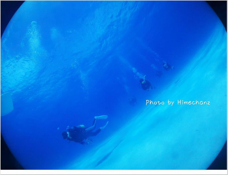 まったり泳ぐのも気持ちいい。 photo by CANON PowerShot S100