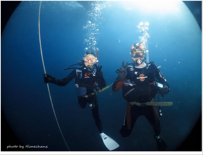 徐々に落ち着いて潜ることができましたね♪ photo by CANON PowerShot S100