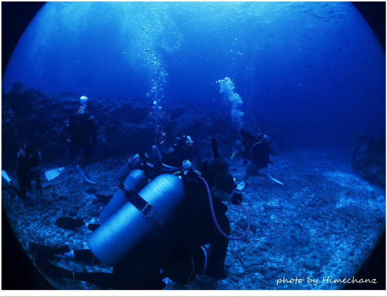 まずはスキルチェック!マスククリアとレギュレーターリカバリをチェックしていただきました♪ photo by CANON PowerShot S100