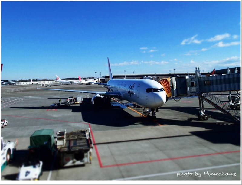 JALチャーター便にて楽チンの4.5時間のフライトです♪ photo by OLYMPUS STYLUS TG-2 Tough
