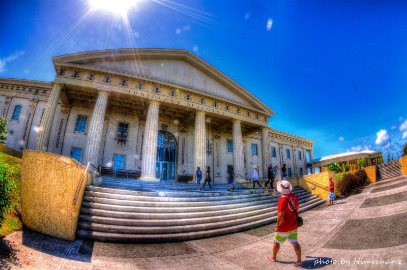 パラオの裁判所だよ~! photo by Nikon D300