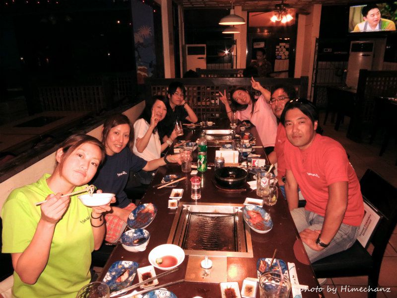 韓国焼肉のお店でお腹いっぱい♪ photo by CANON PowerShot S100